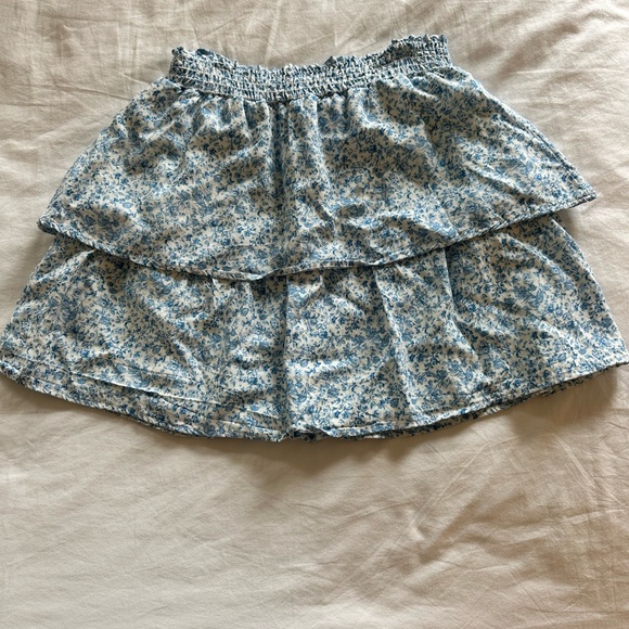 ALTARD STATE FLORAL MINI SKIRT BLUE - Picture 2 of 4